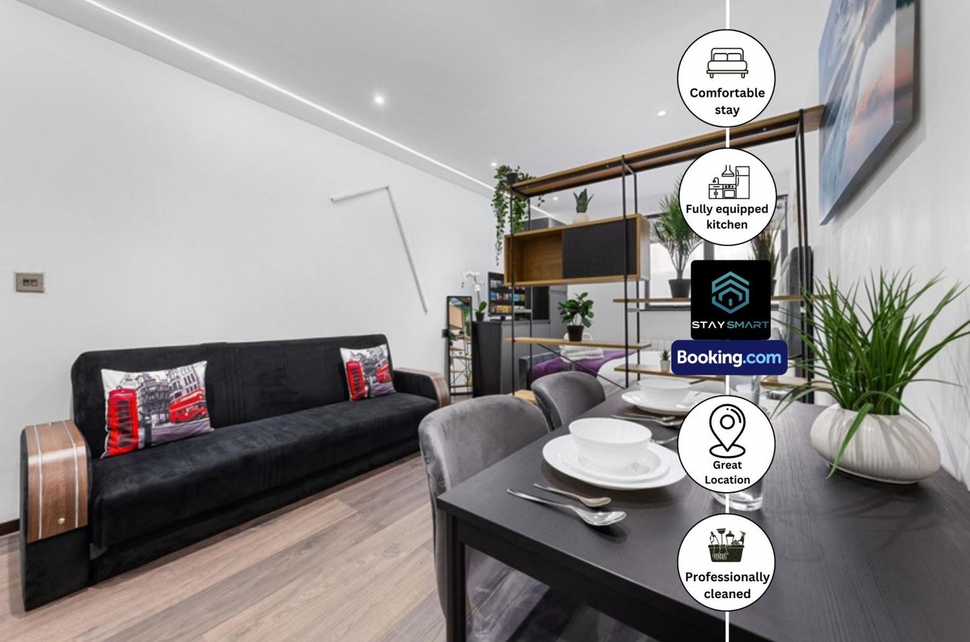 Stylish Studio Apt By Stay Smart Short Lets & Serviced Accommodation Woodstock With Free Wifi London Bagian luar foto
